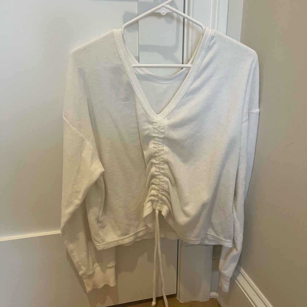 Lightweight Cropped Sweater/Cover Up